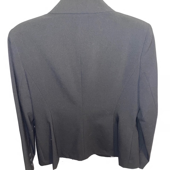 Chaus New York Dress Blazer Women’s Size 8 Black Jacket Polyester Blend - Picture 10 of 12